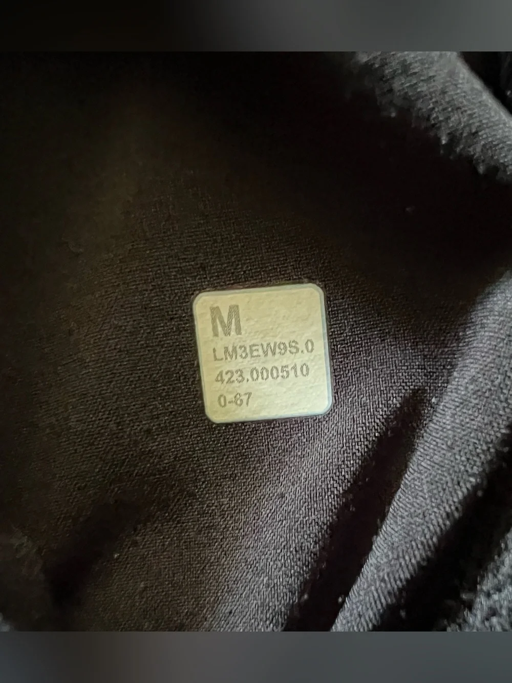 Lululemon Men’s Sojourn Fleece-Lined Knit Jacket Black Size Medium LM3EW9S